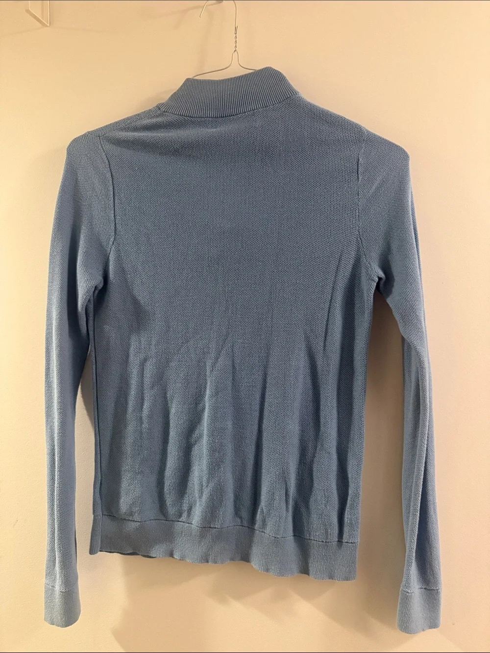 Vineyard Vines Boy’s Pale Blue Boathouse Quarter-Zip Sweater